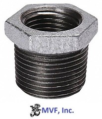 3/8″ MNPT x 1/8″ FNPT Hex Reducing Bushing HDG Malleable Iron MI12030141GMI