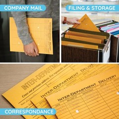 Blue Summit Supplies Interdepartment Envelopes with String Tie 10 x 13 Inches, B