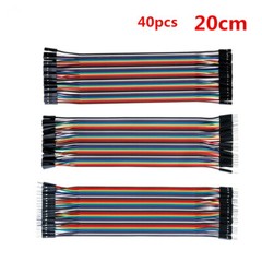 40Pin 10/20/30cm 2.54MM FF FM MM Dupont wire jumper cables male to female