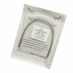 Dental Orthodontic Arch Wire Super Elastic Niti Round Rectangular Natural Form
