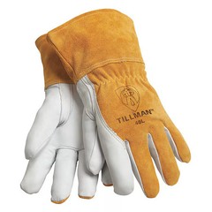 Tillman 48S Mig/Tig Welding Gloves, Straight Thumb, Gauntlet Cuff, Premium,