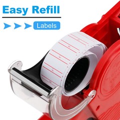 Price Tag Gun MX-5500 8 Digits EOS Labeler Marking Machine w/ Sticker Labels Ink