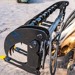 Pre-Sale Heavy-Duty 72” Root Rake Clam Grapple Attachment Fits Skid Steer