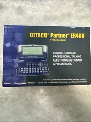 ECTACO Partner ER400 Professional English Russian Talking Dictionary Full Set