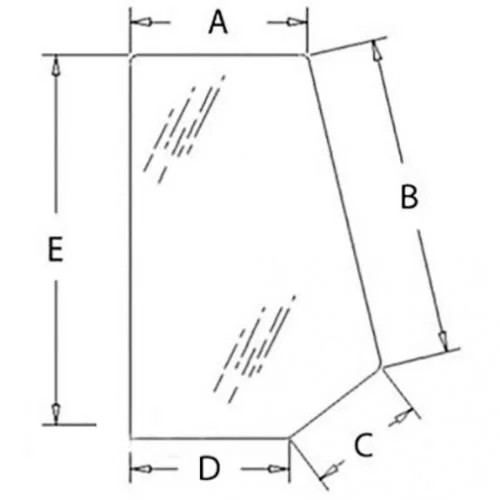 Cab Glass – Side Window Rear Right Hand or Left Hand