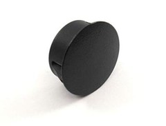 3/4″ Hole Nylon Locking Panel Plugs Black/White Dome Cover 15/16″ Top Width