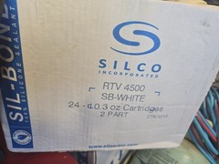 Case of 24 Silicone RTV 4500 High Strength Food Contact Safe Sealant White