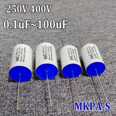 250V 400V 0.1uF~100uF MKPA-S Silver Foil Divider Filter HIFI Audio Capacitor
