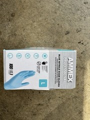 AMMEX APFN 46100 Medical Nitrile Gloves – Blue – Box of 100