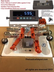 Livestock Scale Kit Cattle Hogs Sheep Goats Pigs Squeeze Chutes 20,000 lbs cap.
