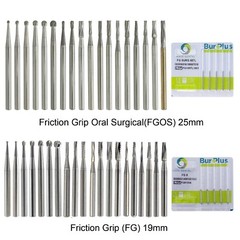 Wave Dental Surgical Bur Round 25mm Carbide Bur 330 Friction Grip High Speed 19m