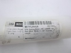 2 Pack USA Sealing Polyethylene Rod 1-1/2″ Dia x 12″ Length White 4400PSI