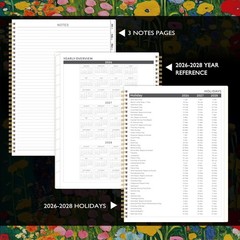 2026 2027 2028 Monthly Planner 24 Month Tabs 8.5×11 Year Calendar
