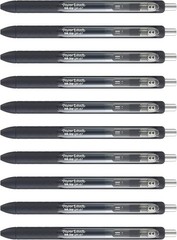 InkJoy Black Gel Pens – 10 Count, 0.7mm Medium Point, Comfort Grip, Fast Dry