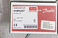 1PC- Danfoss 018F6257 Solenoid Coil 1m Cable BF024AS- Brand new
