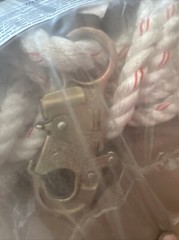 Dbi-Sala Rope Lifeline With Stainless Snap Hooks, 3600 Lb Cap 50 Ft 7100204290