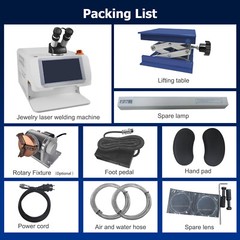 200W Jewellry Laser Welding Machine for Gold Silver Metal Spot Soldering w/ CCD