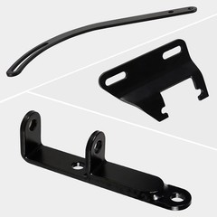 Alternator Bracket Kit Compatible with Small Block Chevy SWP SBC 283 305 327 350