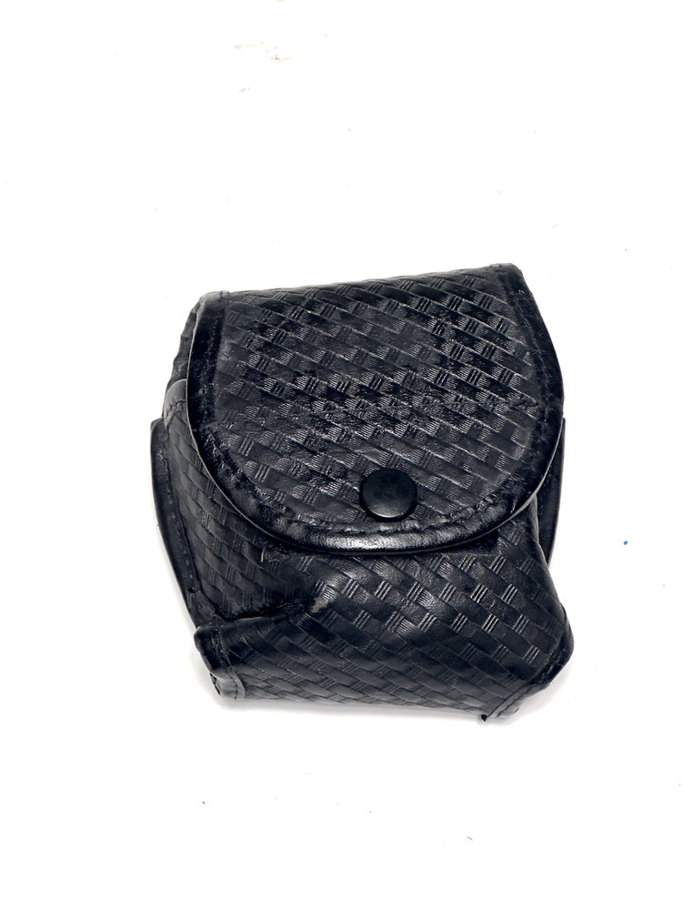 Basketweave Handcuff Holster Uncle Mike’s One Piece Design
