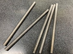5 pcs. 1/4″-20 X 5″ Length Threaded Rod Stud 6061 Aluminum All Thread T6061