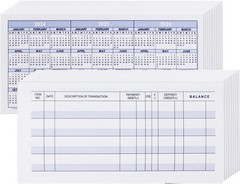 12 Pack Checkbook Register, Check Register Books for Personal and Work Use