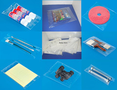 100 Pack Clear 5 x 7 Poly Bags ULINE Best 1 MIL Thick Quality Flat Open Top