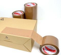 (24) Rolls Tan Brown Packing Tapes 2.75 Inch 95 Yards 2.0 Mil
