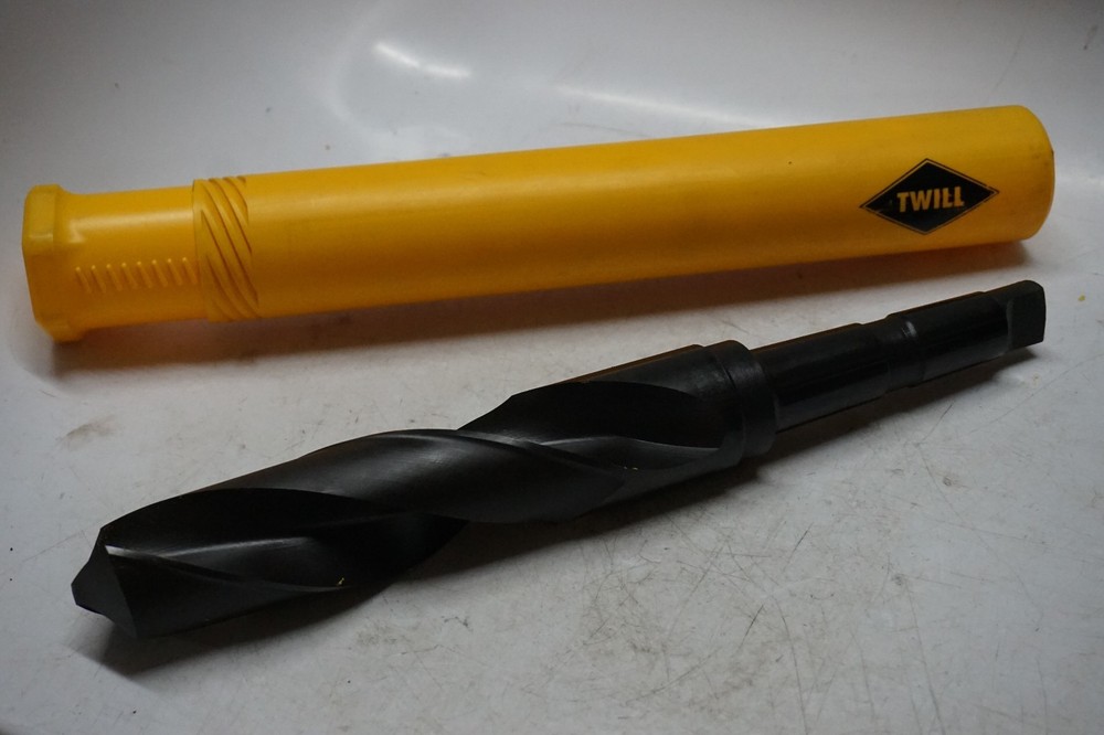 TWILL 1-13/16″ Taper Shank 3 MTS 2 Flutes Twist Drill Black Oxide Brazil