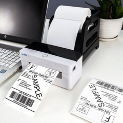 Self Adhesive Thermal Shipping Labels Roll 4×6 Zebra 2844 Eltron ZP450
