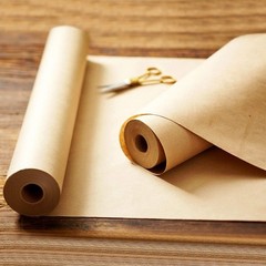 48″ wide x 1200″ long Rolled Brown Kraft Paper Shipping Void Crafting Fill Wrap