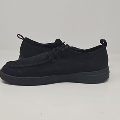 Skechers Mens Shoes Air Cooled Arch Fit Slip Resistant Safety Black Canvas Sz 12