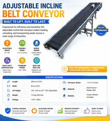 110V Inclined Belt Conveyor Production Line Climbing Conveyor Feeding Machine
