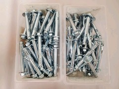 *90 TOTAL* Red Head 3/8 in. x 3 in. Zinc-Plated Steel Hex Head Sleeve Anchors