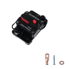 20A-300A Amp Circuit Breaker Audio Fuse 12V-48V DC Car Boat Manual Reset Switch