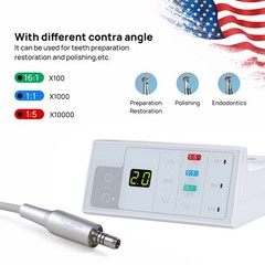 SANDENT Dental Brushless Electric LED Micro Motor Internal Spray E-type 3.4Ncm