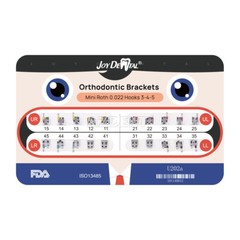 Dental Ortho Metal Brackets Braces Mini Roth.22 Hook 345 Mesh Base/Monoblock
