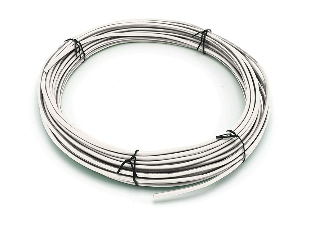 THHN / Building Wire – White Jacket – 14 Gauge Solid Copper UL UV – 10 Ft