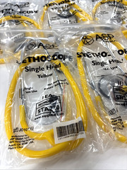 5 ASP Medical STA220 Aluminum Single-Head Light Weight Stethoscopes Yellow