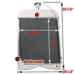 3-Row Aluminum Radiator Replacement For Ford 8N 9N 2N Models 8N8005 86551430
