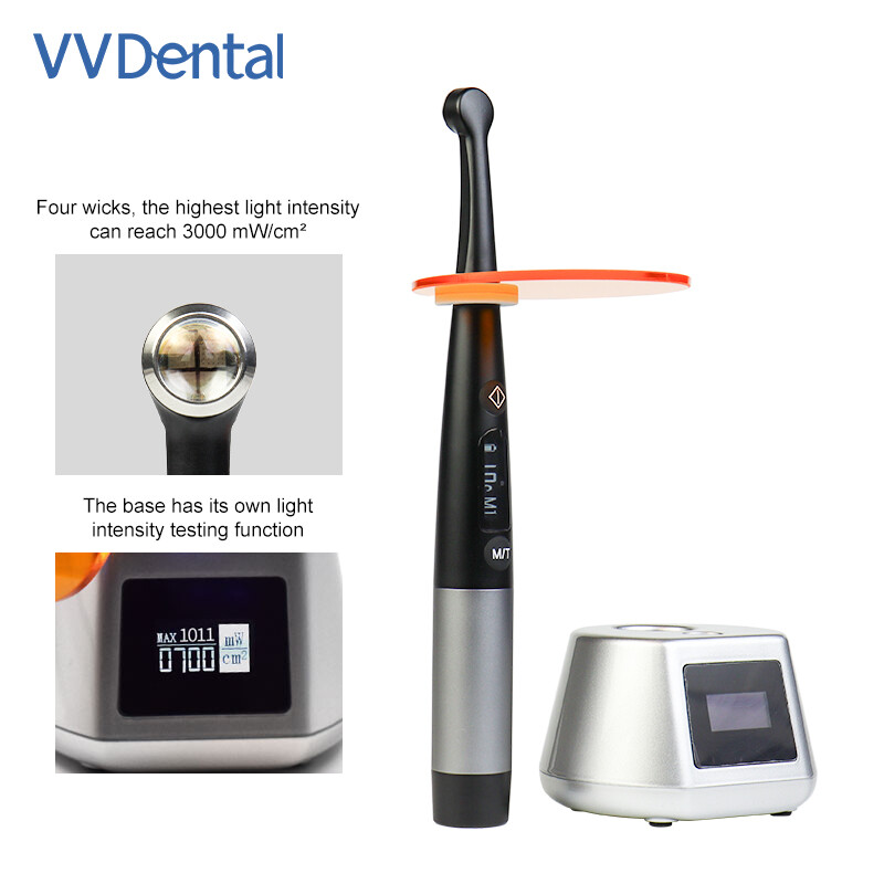 VVDental LED Dental Photopolymerizer 3000 mw/cm² Dentistry Curing Lamp Tool Dent