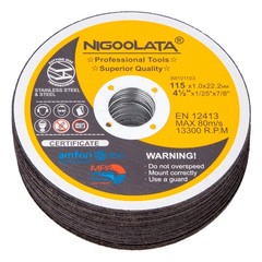 25-100x Cut Off Wheels 4-1/2″ Metal & Stainless Steel Angle Grinder Cutting Disc