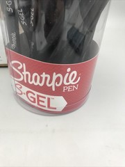 36 pack Sharpie S-Gel Pens Medium 0.7mm Black Ink Brand New