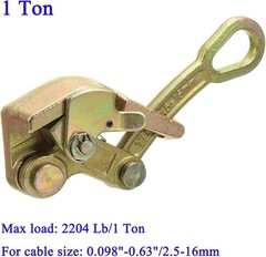 Cable Grip Wire Gripper Steel Cable Puller Tool for Wire Rope,Pulling 2204 Lb…