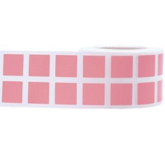 Square Stickers | 0.5″ Inch Square Shape | 1,000 Pack | Pick One Color