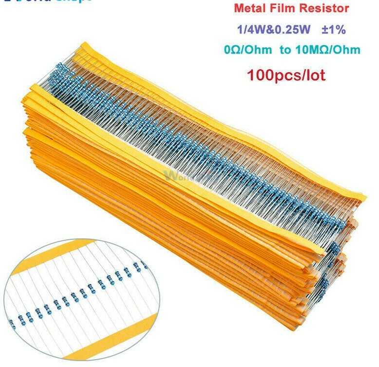 qt,10,20,50, or 100 x 1k Ohm Resistors 1/4 Watt – USA shipping