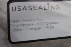USA Sealing BULK-TWR-PU-6 5/32 In Rod Diameter 1440 Ft L Plastic Welding Rod