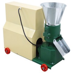 6mm Fram Feed Pellet Mill Machine 2 Rollers Fodder Pelletizer 200-250KG/h 220V