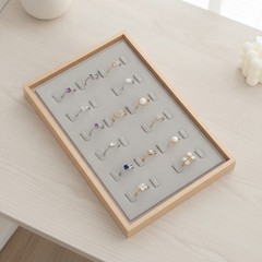 Jewelry Display Rack Modern Jewelry Holder with Padded Panel Compact for