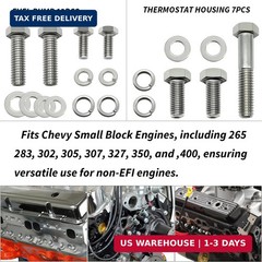 211 Pcs Oil Pan Bolts Stainless Steel Kit Compatible with Chevy SBC 265 283 302