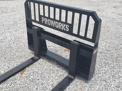 Skid Steer 48″ Pallet Forks 5500 Pound Rating Fits Bobcat Quick Attach-Free Ship